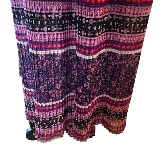 American Eagle‎ Outfitters Purple/ Pink Sleeveless Boho Floral Maxi Dress Small - Picture 3 of 5
